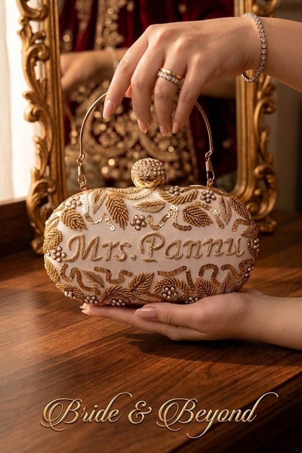 Personalized Bridal Clutch – Elegant Custom Name Clutch 1000 X 1500 px (1)
