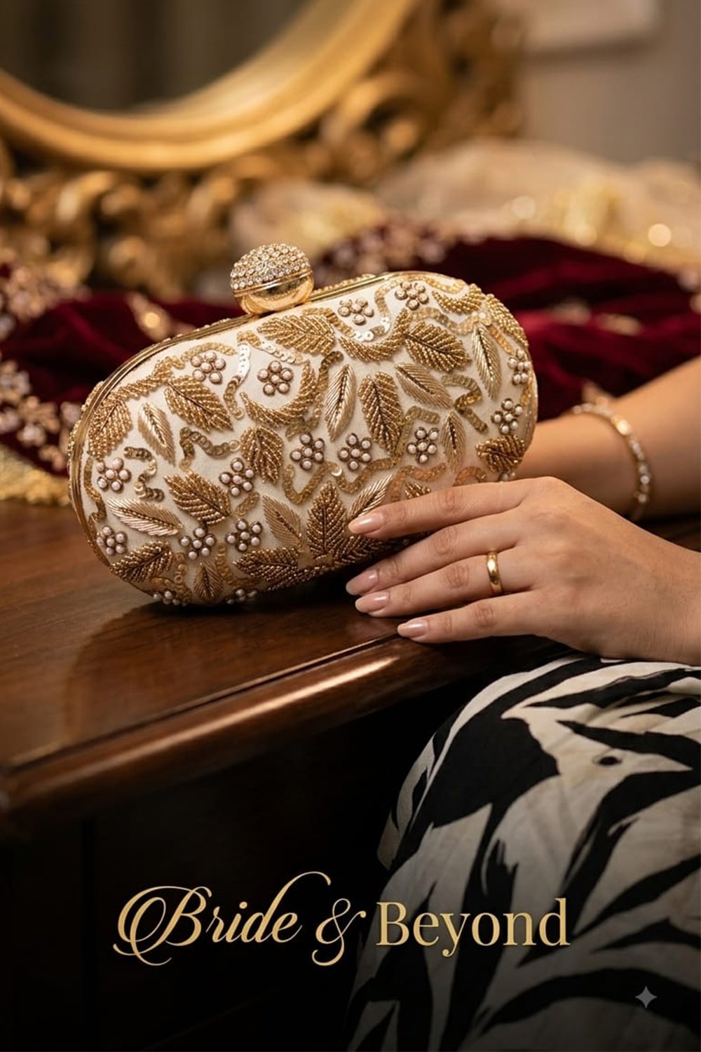 Personalized Bridal Clutch – Elegant Custom Name Clutch 1000 X 1500 px (2)