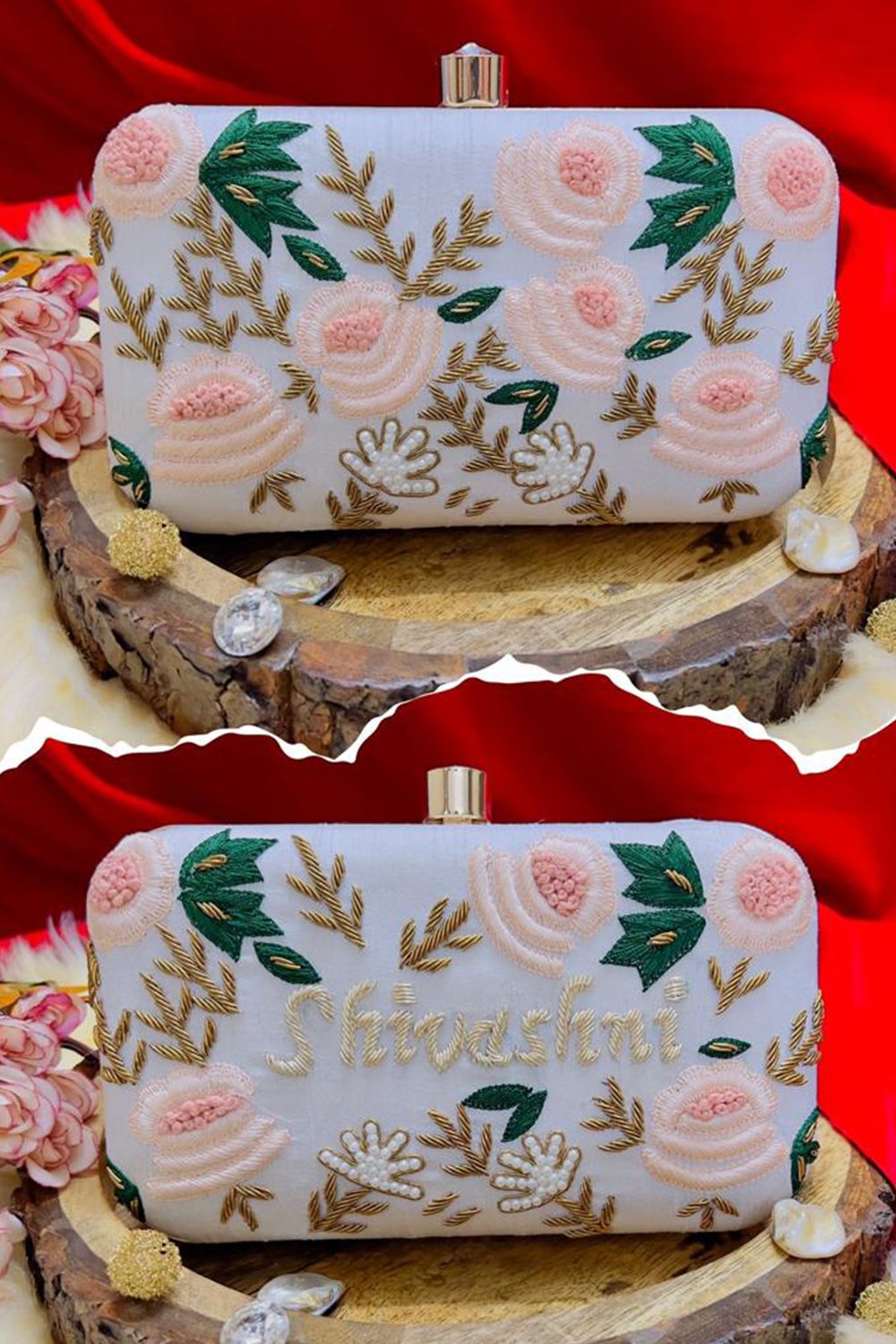 Personalized Bridal Clutch – Elegant Custom Name Clutch 1000 X 1500 px (3)