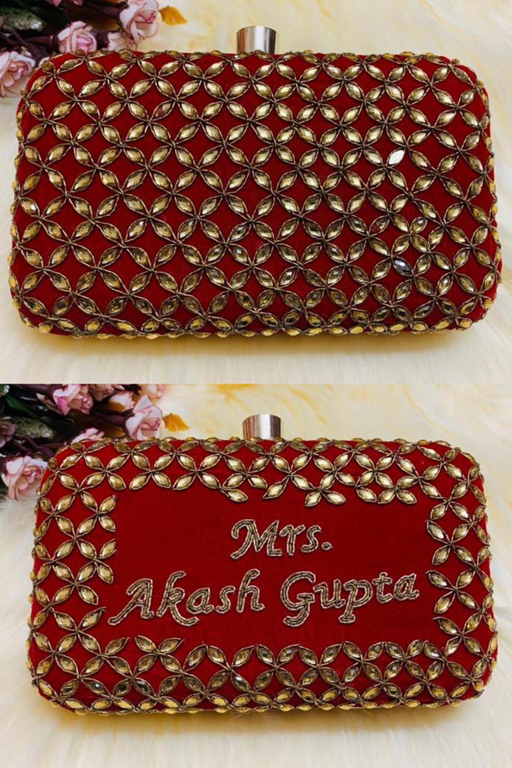 Personalized Bridal Clutch – Elegant Custom Name Clutch 1000 X 1500 px (6)