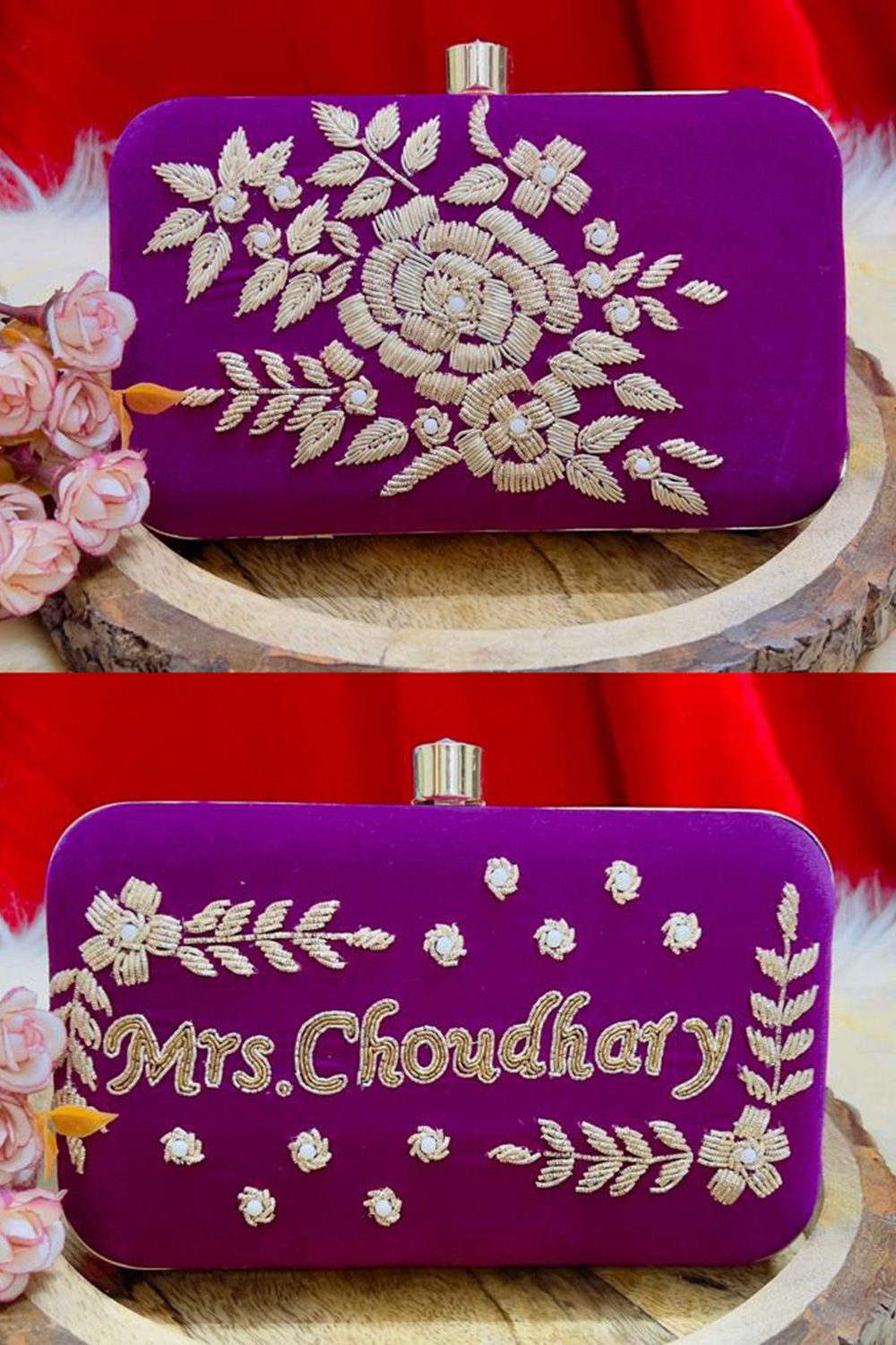 Personalized Bridal Clutch – Elegant Custom Name Clutch 1000 X 1500 px (7)