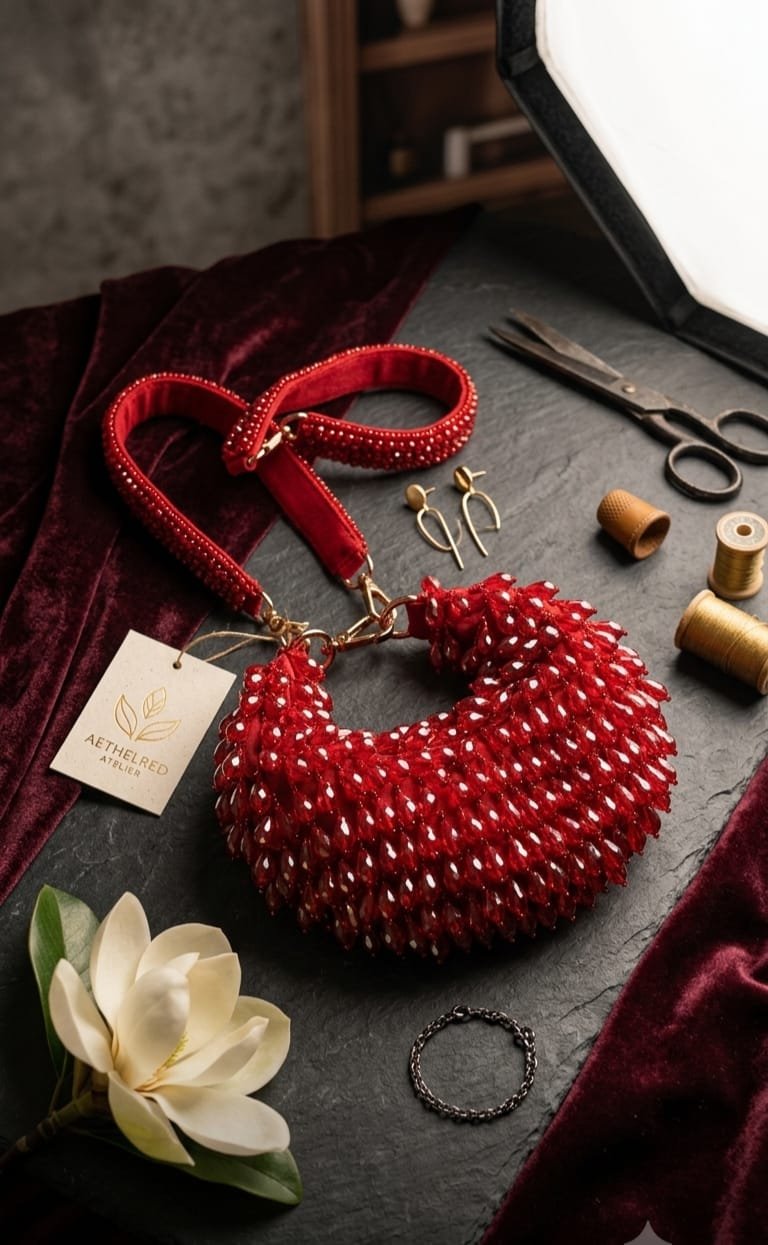 Crystal Moon Bag - Medium Size - Image 1