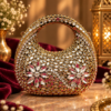 Diva Dazzle Mini Luxe Kundan Clutch - Thumbnail Image 5