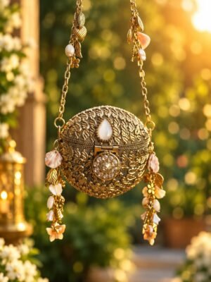 Jhumka Brass Bag