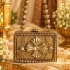 Brass Mini Clutch - Thumbnail Image 2