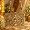 Brass Mini Clutch - Thumbnail Image 1