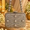 Brass Mini Clutch - Thumbnail Image 9